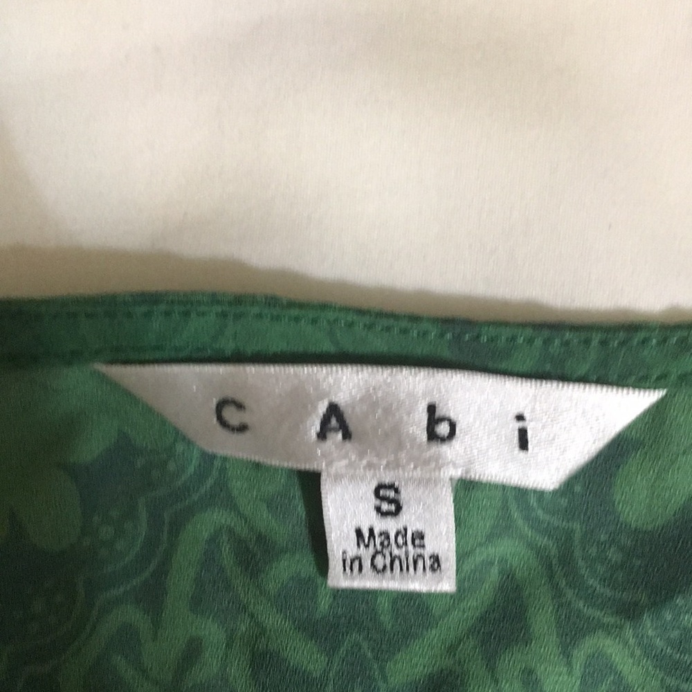 Cabo green envy floral blouse size small - Picture 4 of 5